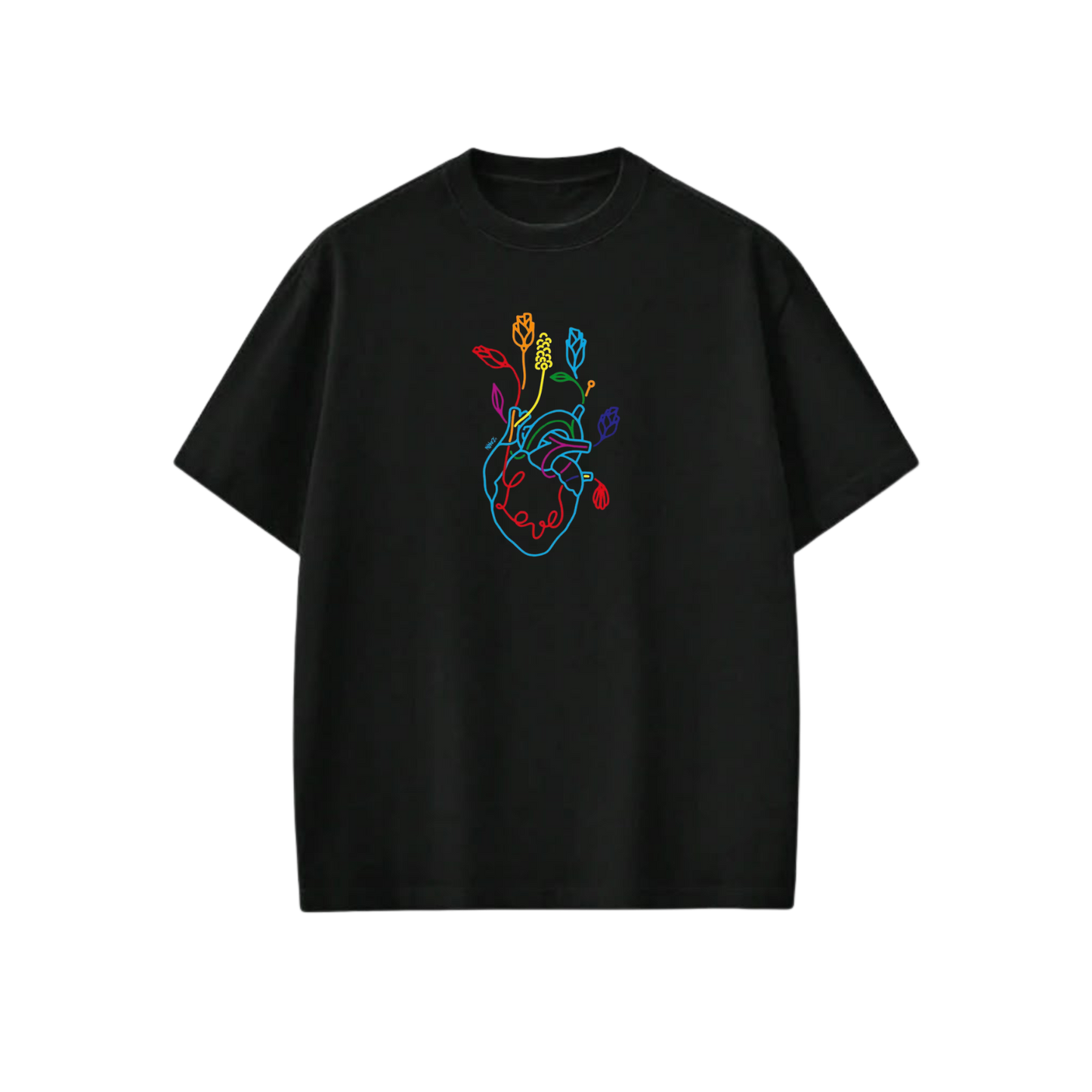 Colorful Heart T-shirt