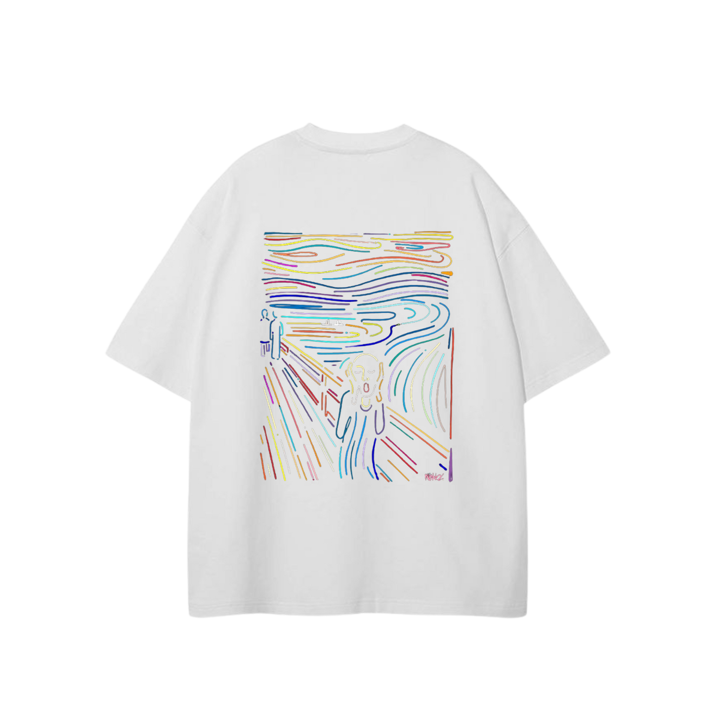 Colorful illusion T-shirt