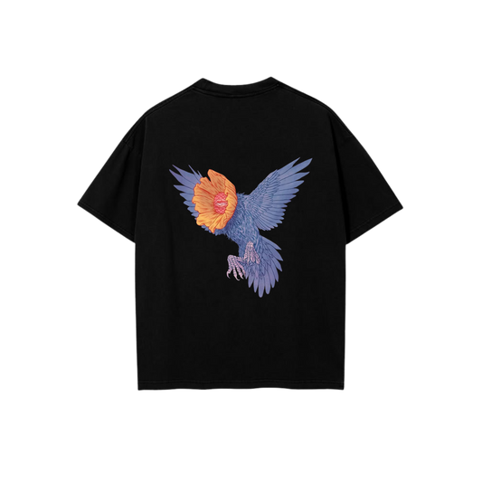 Colour Full Bird Baggy T-shirt